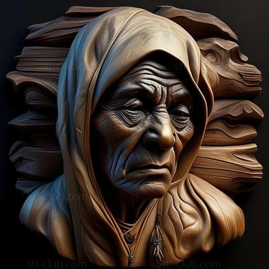 3D model Pamela Coleman Smith American artist (STL)